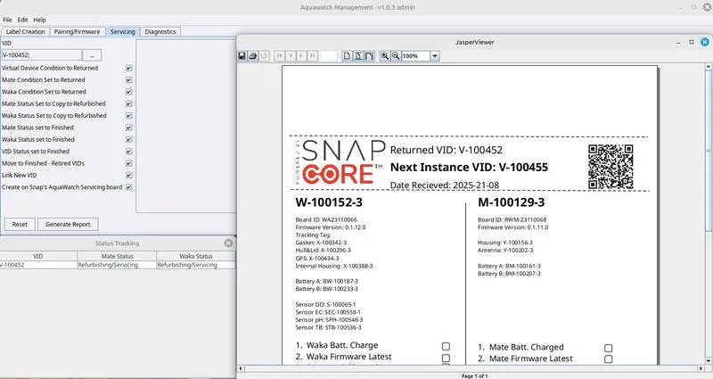 AquaWatch device management